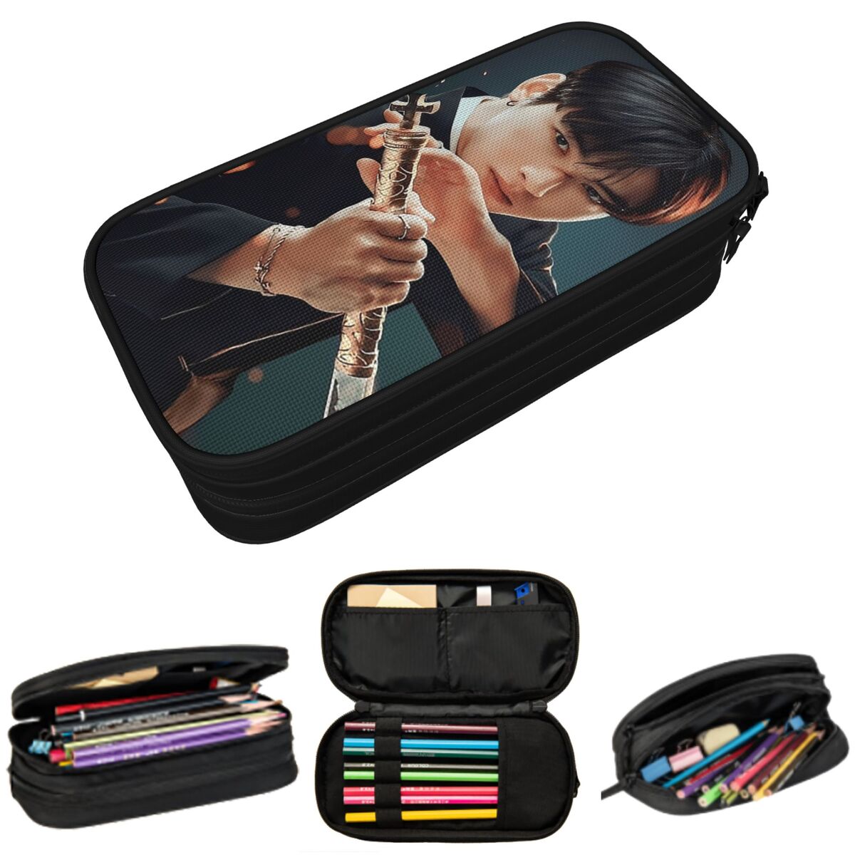 Stationery And Office Supply Chain - Cha Eunwoo Pencil Case for Boys