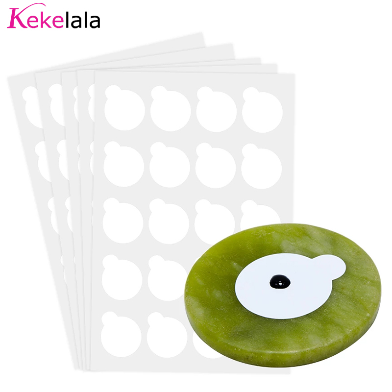 Glue Stick Pack - 100pcs Eyelash Extension Glue Stickers Shim