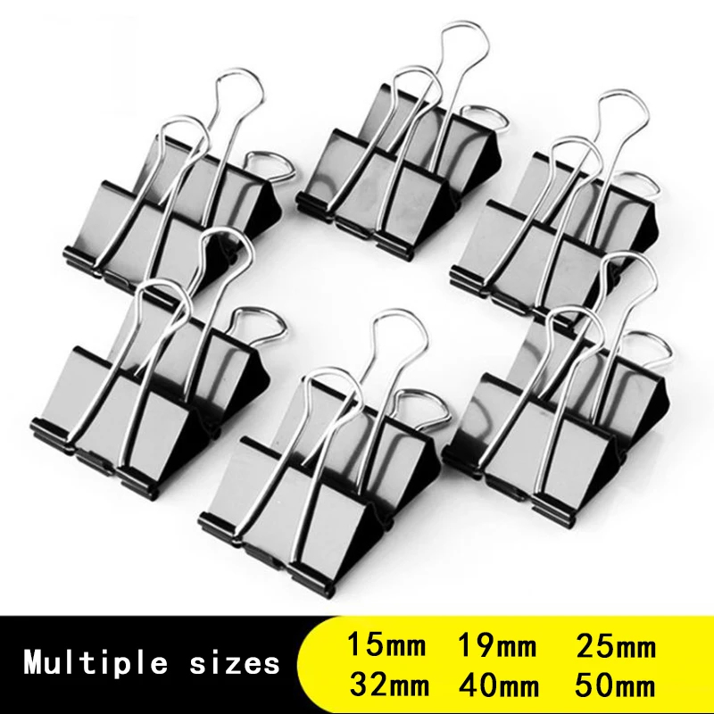 Binder Clip Assorted - 10/20PCS Metal Paper Clip 19 25