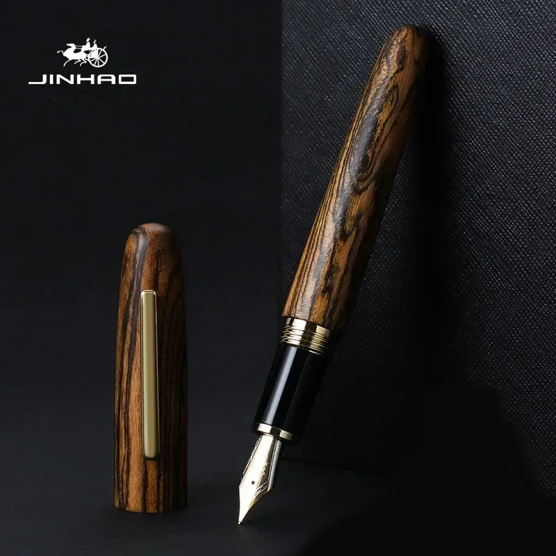 Stationery Supplies Business - Jinhao 9056 Natural Wood Handmade Fountain