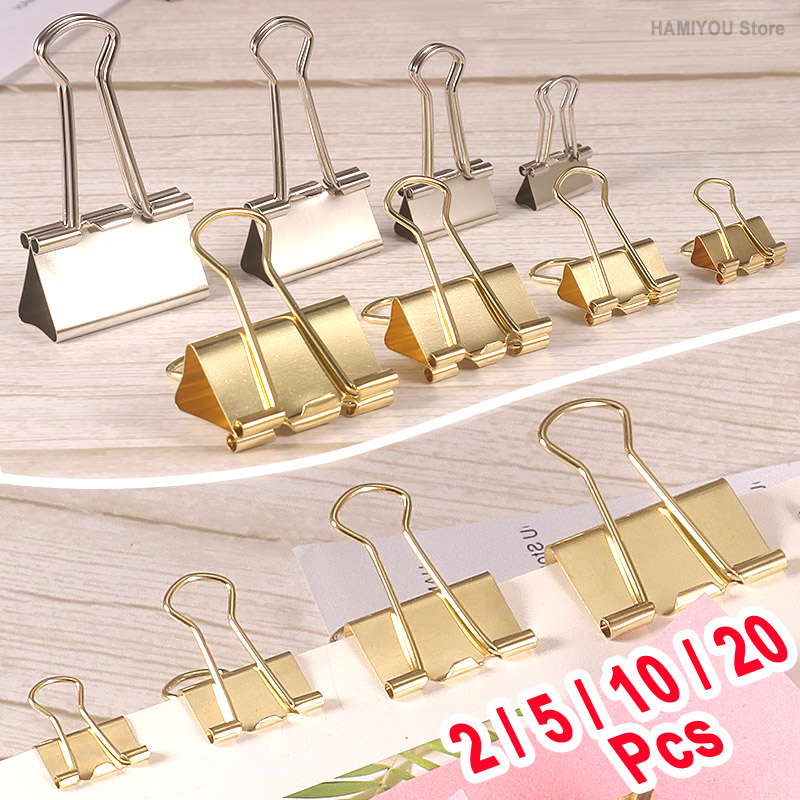 Binder Clip Assorted - Binder Clips Office Stationery Long Tail