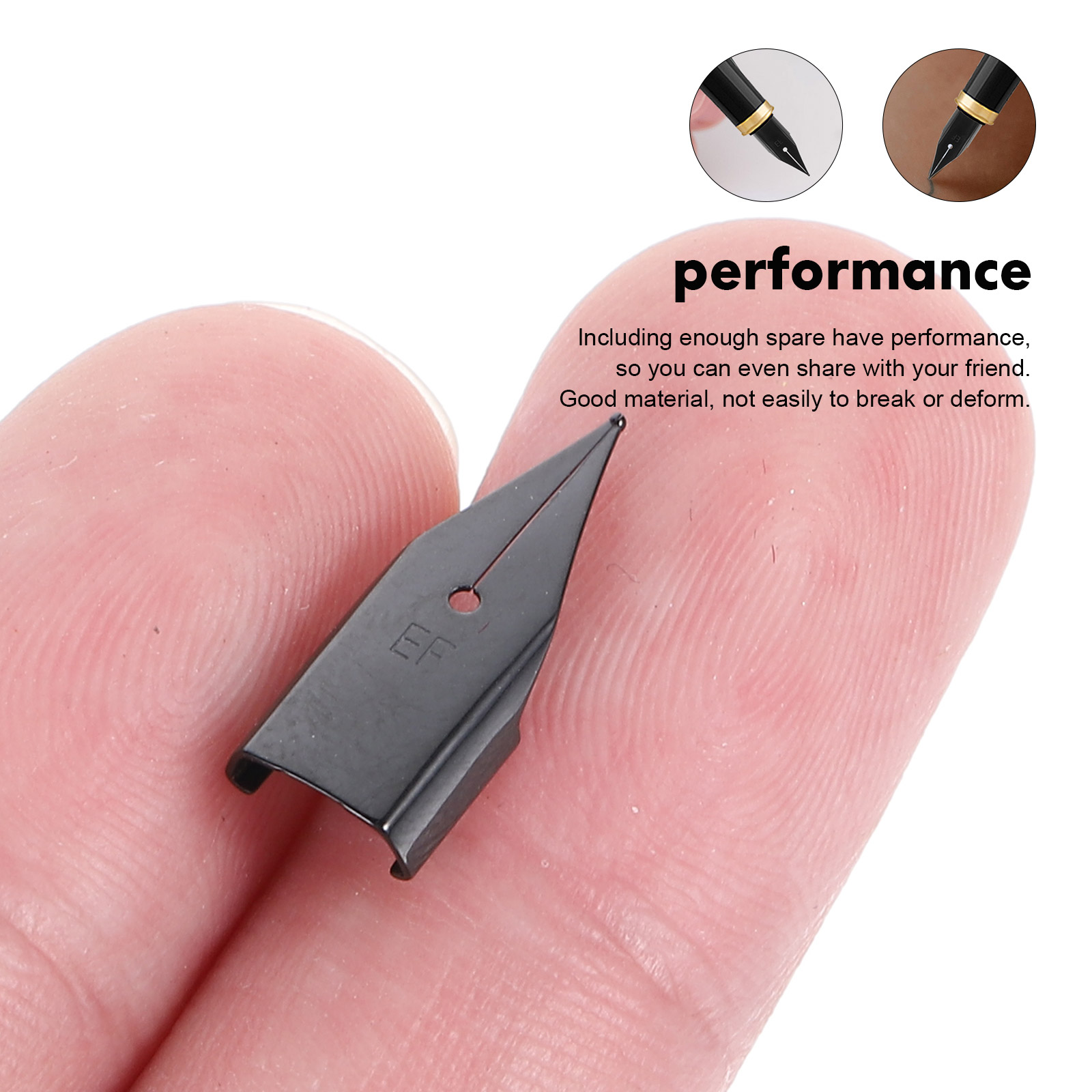 Stationery Supplier - 10pcs Fountain Pen Nibs Stainless Steel
