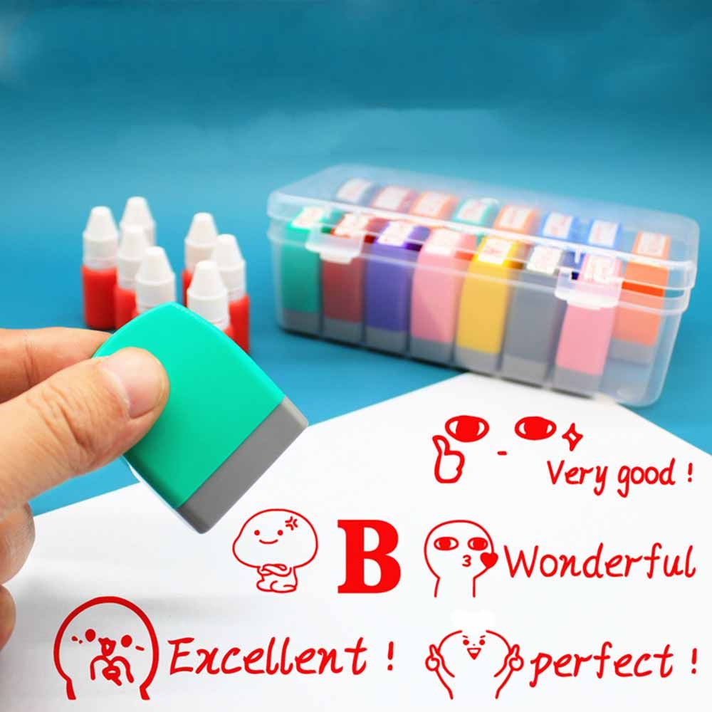 Self Inking Stamp - Self-ink Encouragement Stamp English Commentary Stamp