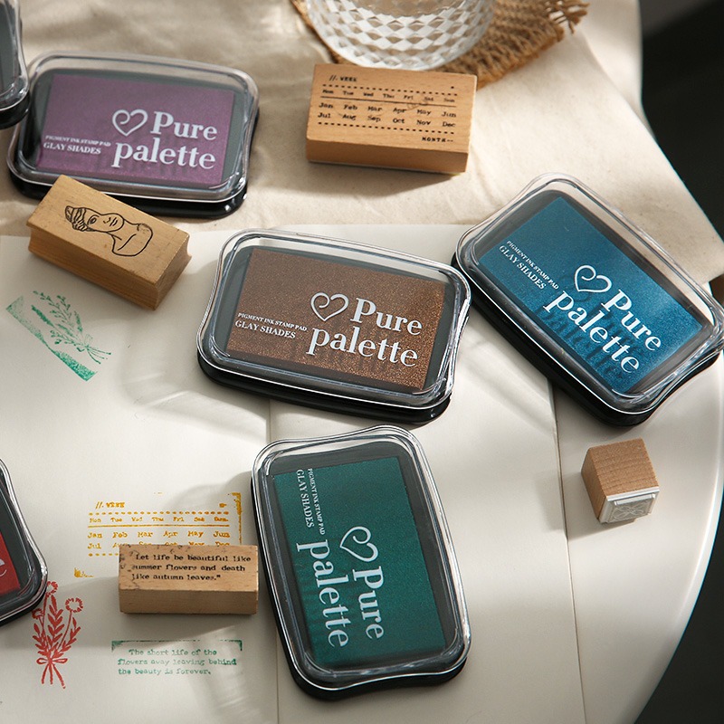 Self Inking Stamp - Vintage Color Inkpad For Stmaping Scrapbooking