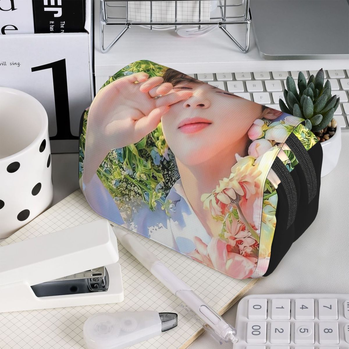 Stationery And Office Supply Chain - Cha EunWoo Kpop Astro Pencil Case