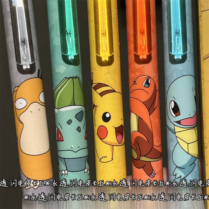 Stationery Supplier - Transparent Silicone Pokemon Retractable Gel Pen