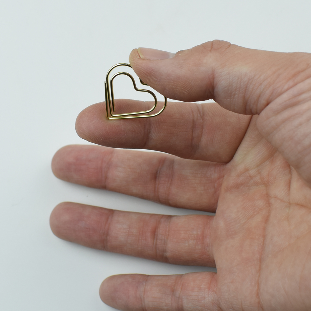 12-Piece Set Heart Paper Clips - đánh giá và giá Binder Clip Assorted