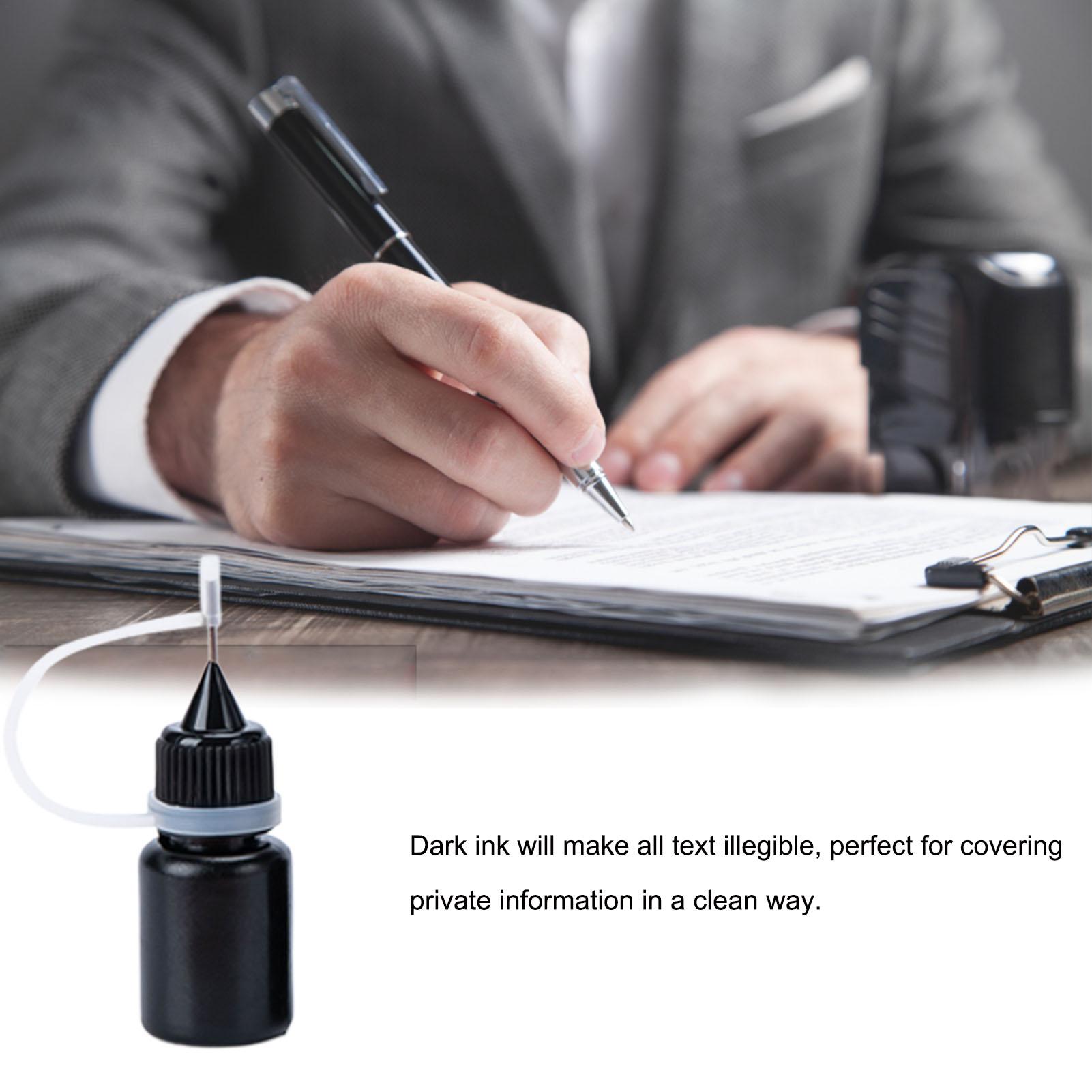 5ml Black Ink Oil Refills For  - đánh giá và giá Self Inking Stamp