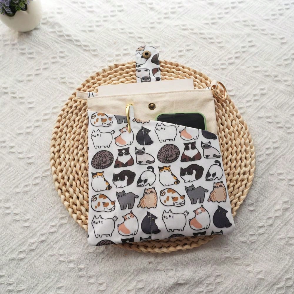 1PC Mellow Cat Canvas Book Bag - đánh giá và giá Ideal Stationery & Office Supply