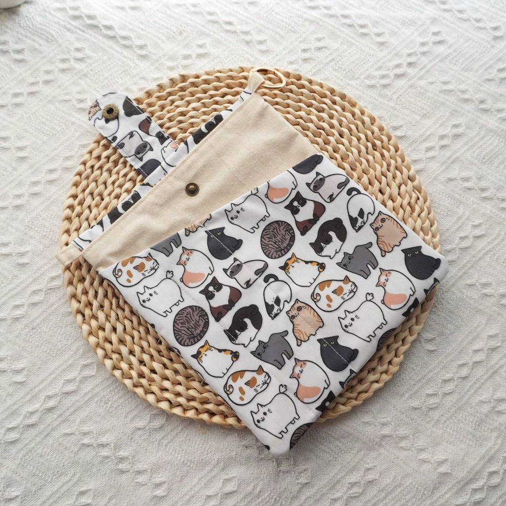1PC Mellow Cat Canvas Book Bag - đánh giá và giá Ideal Stationery & Office Supply