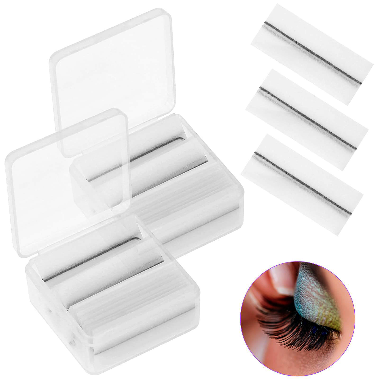 80PCS Eyelash Adhesive Strips, - đánh giá và giá Glue Stick Pack