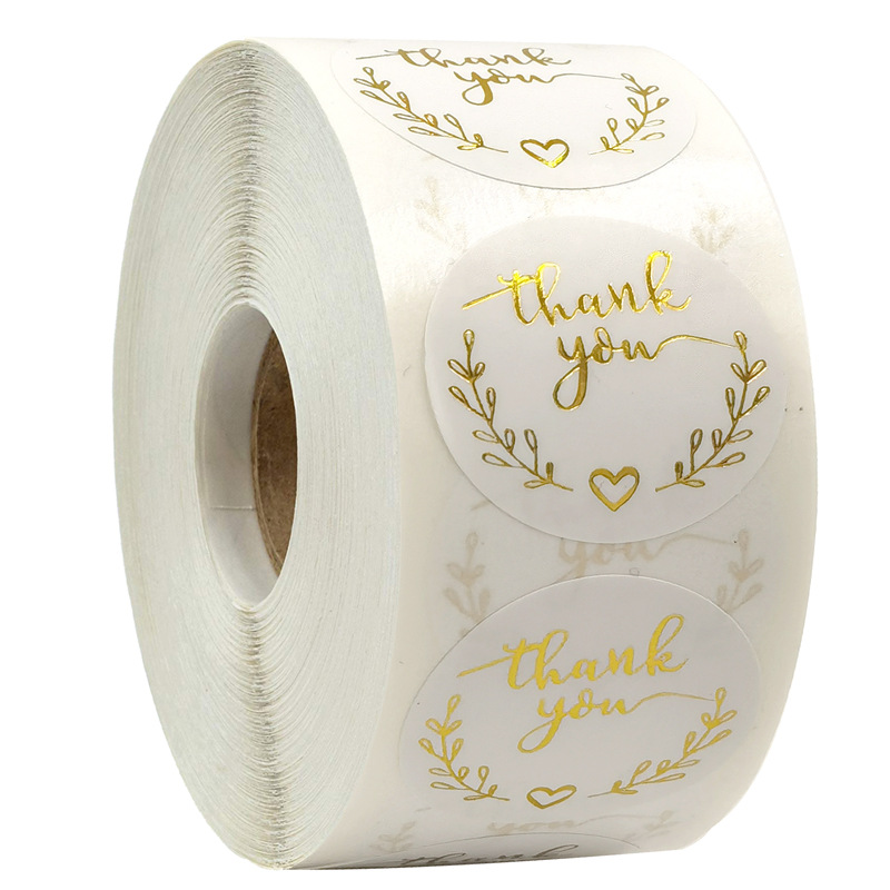 100-500 Chiếc Vàng Cảm Ơn Bạn  - đánh giá và giá Stationery Supplies Business