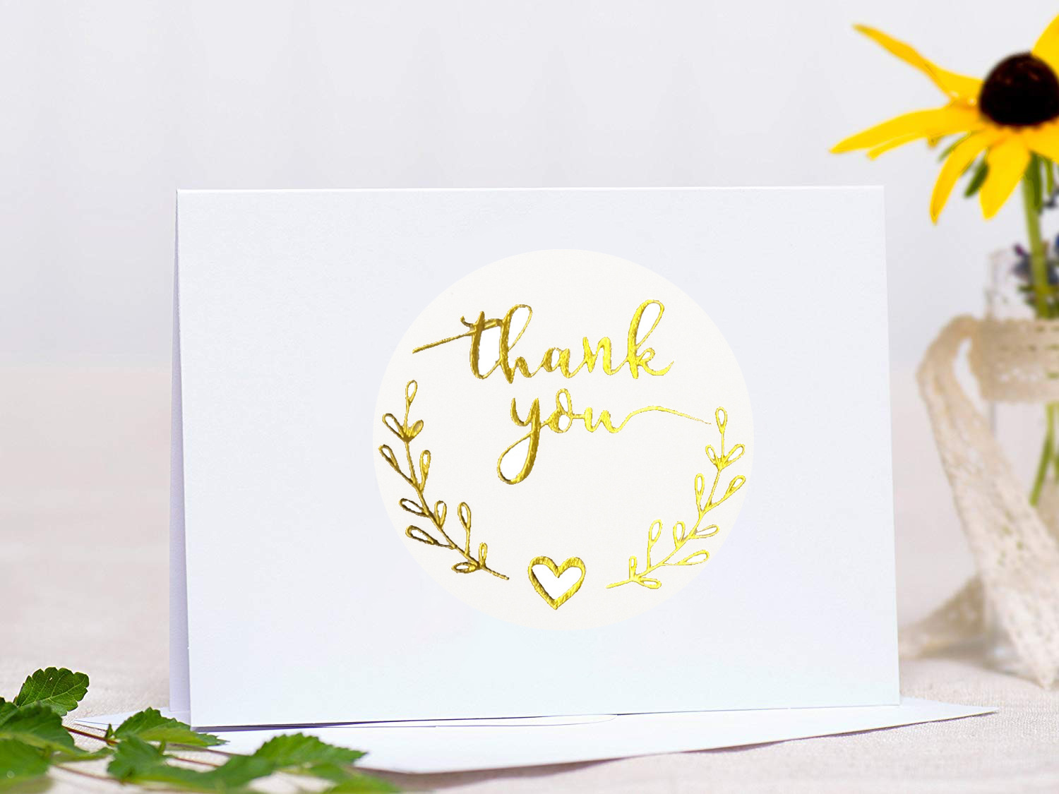 100-500 Chiếc Vàng Cảm Ơn Bạn  - đánh giá và giá Stationery Supplies Business