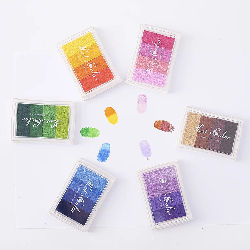 1PCS 4 colors Inkpad Ink stamp - đánh giá và giá Self Inking Stamp
