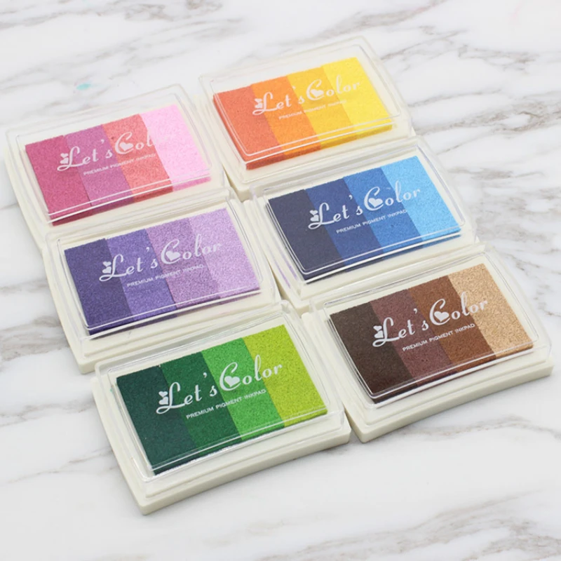 1PCS 4 colors Inkpad Ink stamp - đánh giá và giá Self Inking Stamp