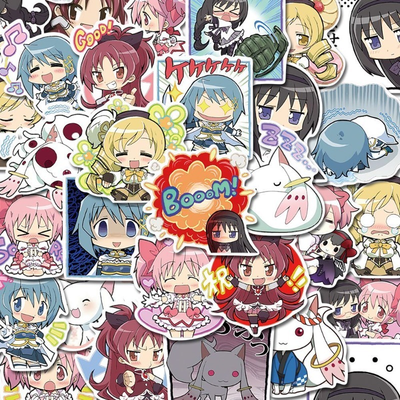 48 PCS Cartoon Puella Magi Mad - đánh giá và giá Memo Pad Sticky