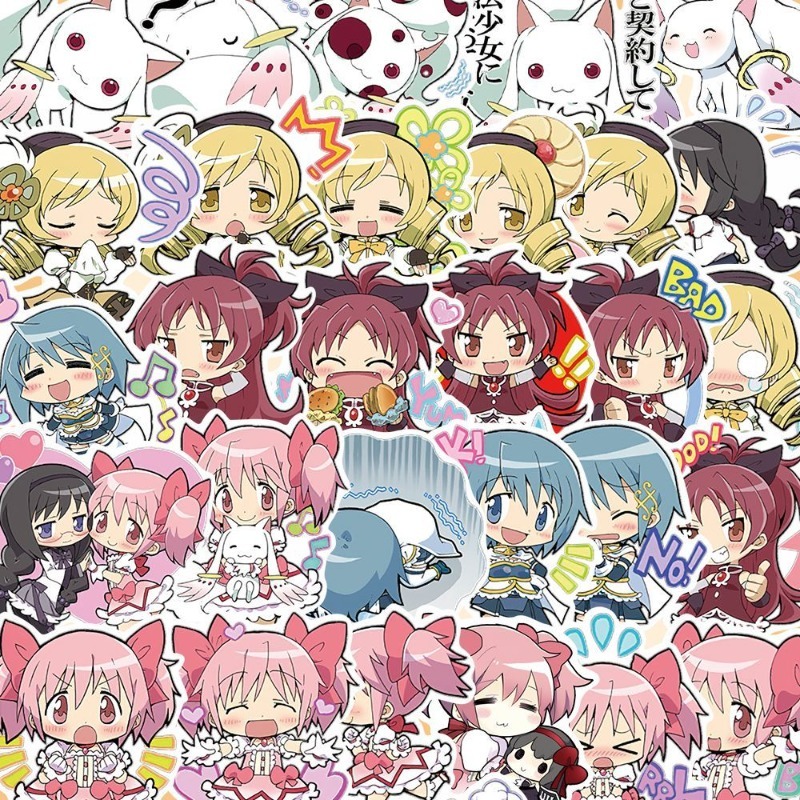 48 PCS Cartoon Puella Magi Mad - đánh giá và giá Memo Pad Sticky