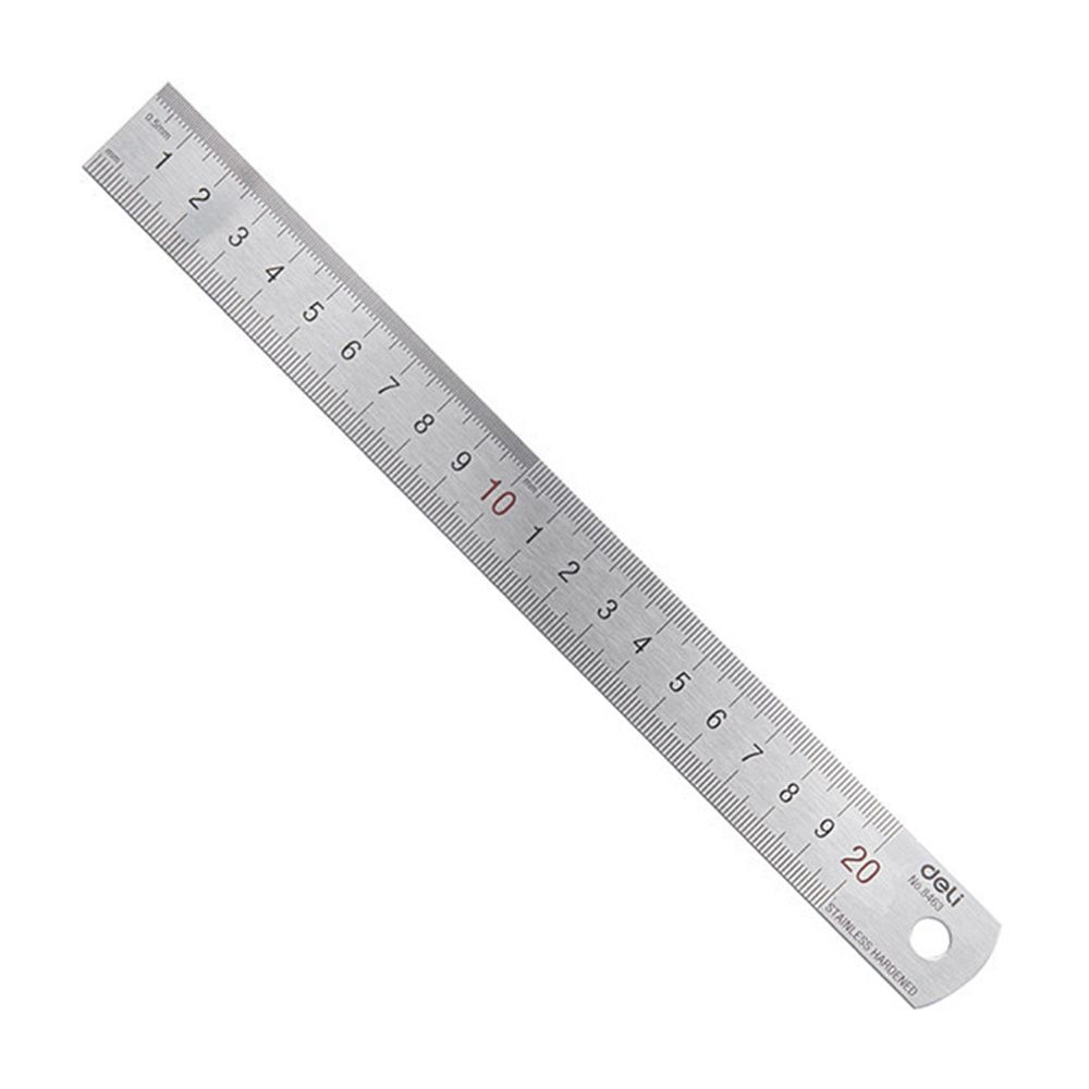 Deli 20cm Stainless Steel Meta - đánh giá và giá Stationery Office Supply Store