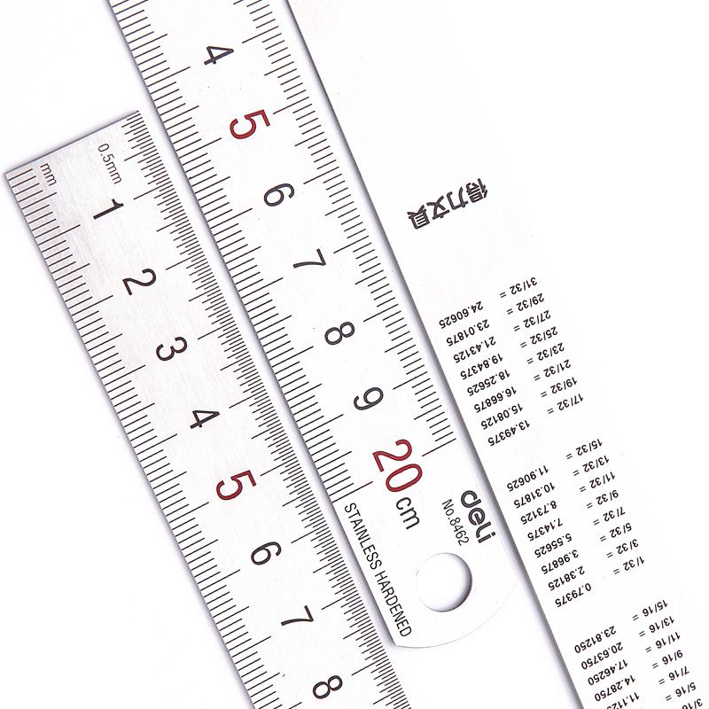 Deli 20cm Stainless Steel Meta - đánh giá và giá Stationery Office Supply Store