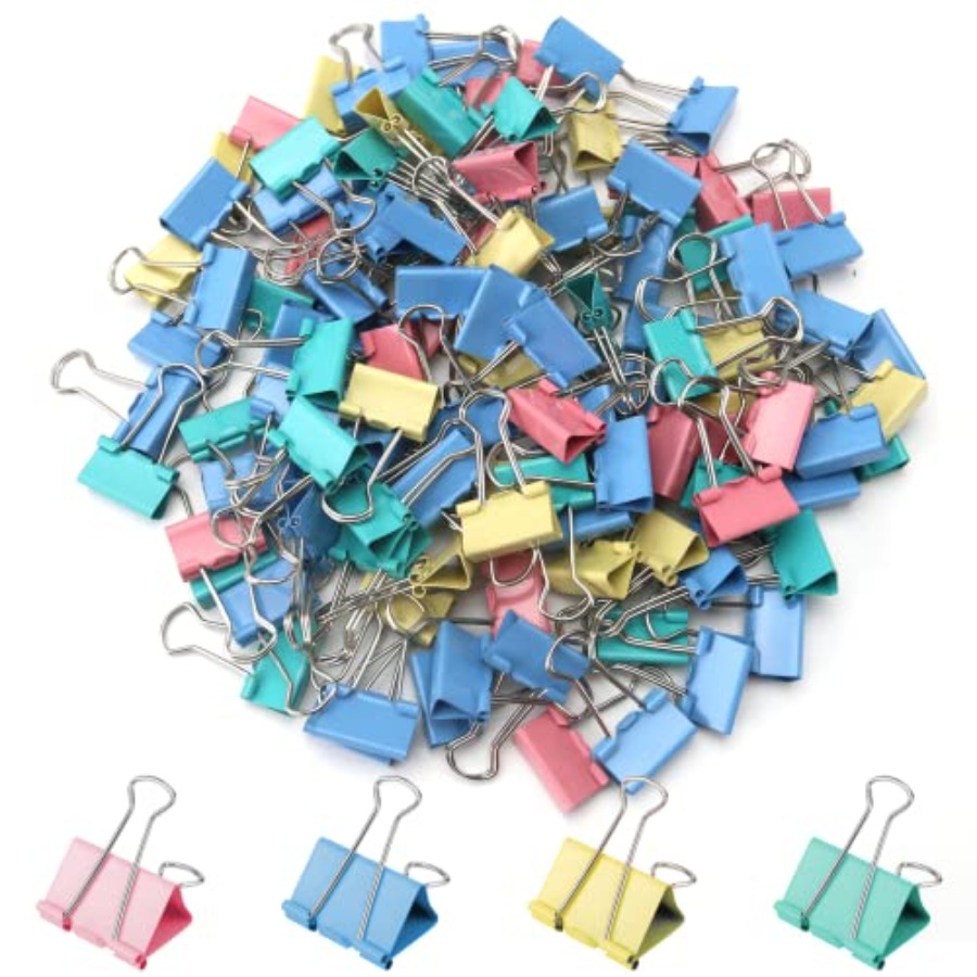 120 Pack Binder Clips 0.75 Inc - đánh giá và giá Binder Clip Assorted