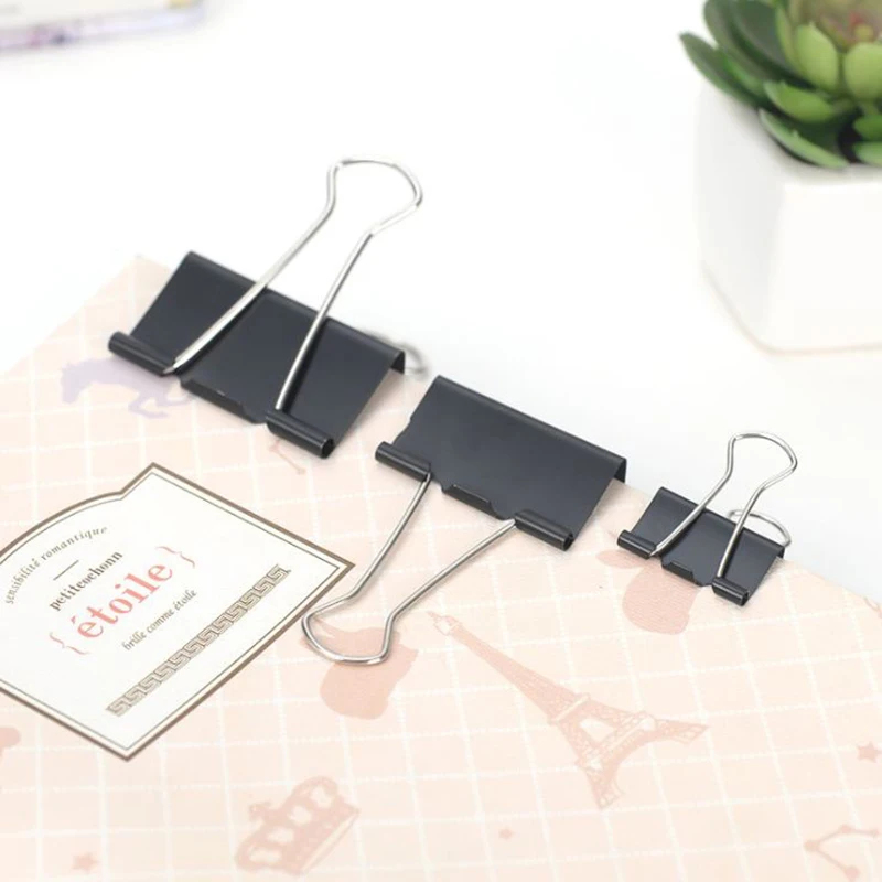 10/20PCS Metal Paper Clip 19 2 - đánh giá và giá Binder Clip Assorted