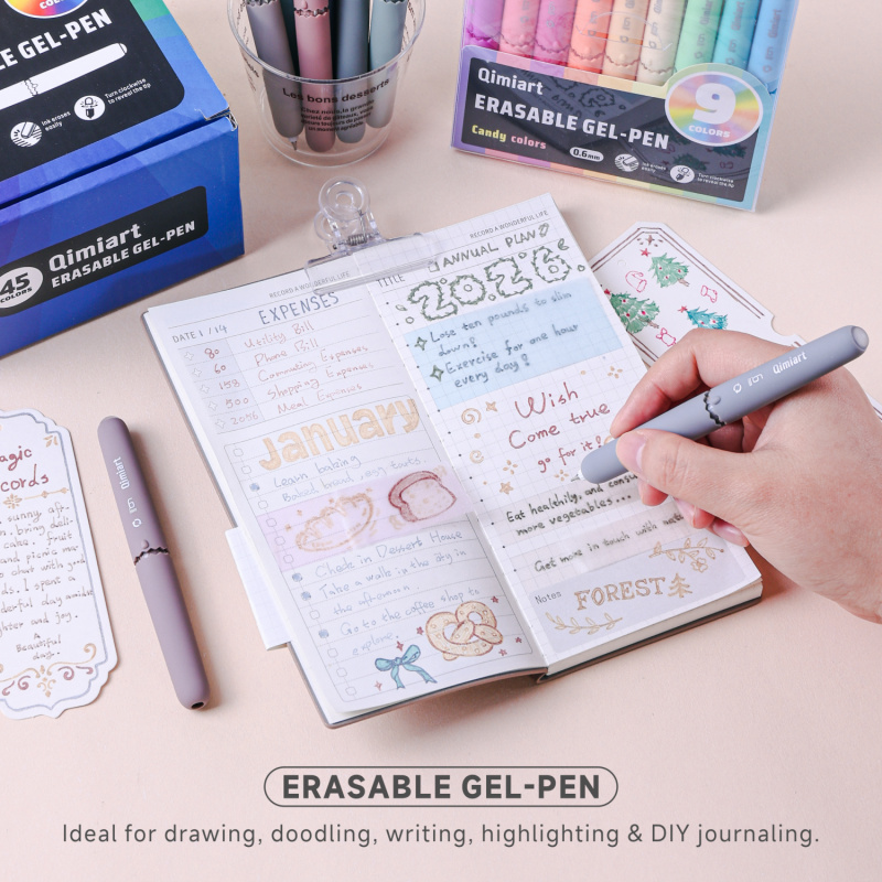 9/45 color Erasable Gel Pens,  - đánh giá và giá Stationery Supplier