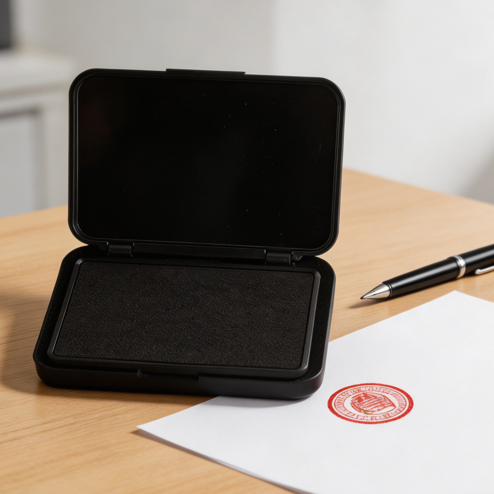Fast Dry Ink Pad Black Pigment - đánh giá và giá Self Inking Stamp