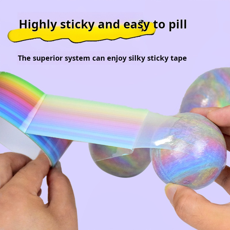 1pcs Rainbow Balls Sticky Ball - đánh giá và giá Glue Stick Pack