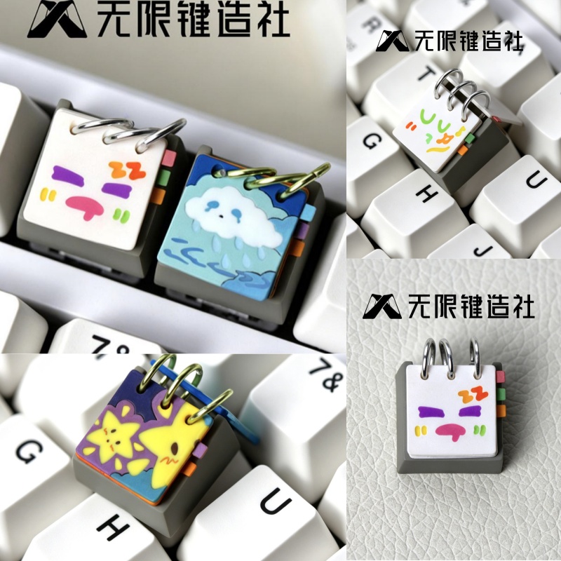 Wuxian Cute Calendar Resin Key - đánh giá và giá Ideal Stationery & Office Supply