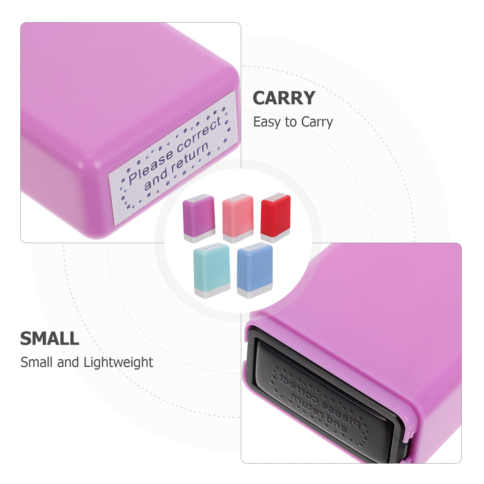 1Set Teacher Comment Stamp Enc - đánh giá và giá Self Inking Stamp