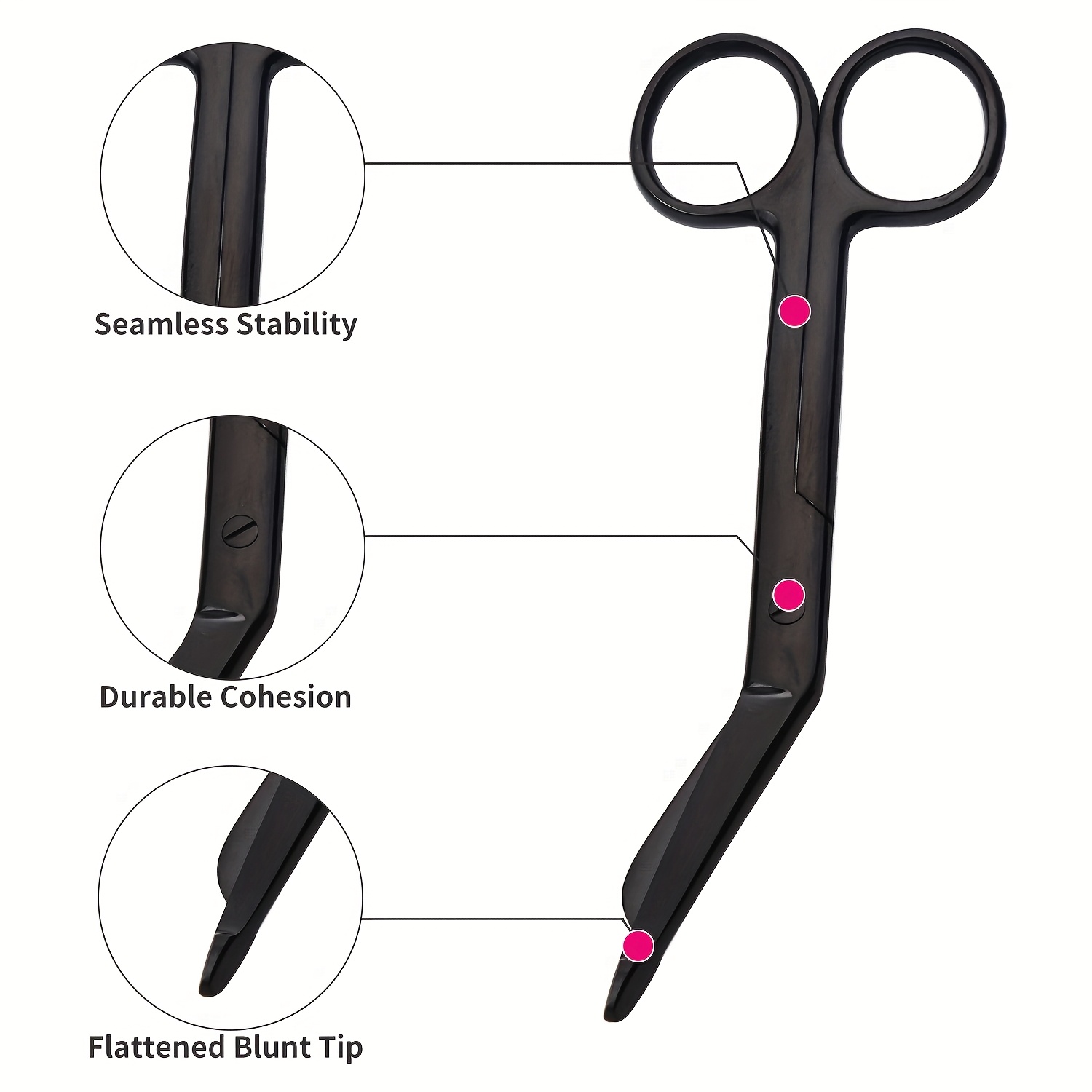 3pcs Multicolor Titanium-Coate - đánh giá và giá Scissors Stainless Craft