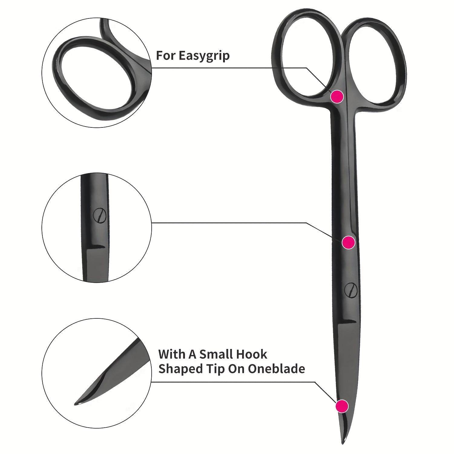 3pcs Multicolor Titanium-Coate - đánh giá và giá Scissors Stainless Craft