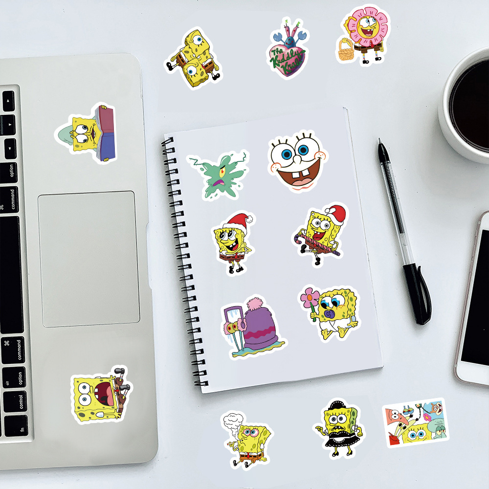 100pcs Kawaii SpongeBob Cartoo - đánh giá và giá Memo Pad Sticky