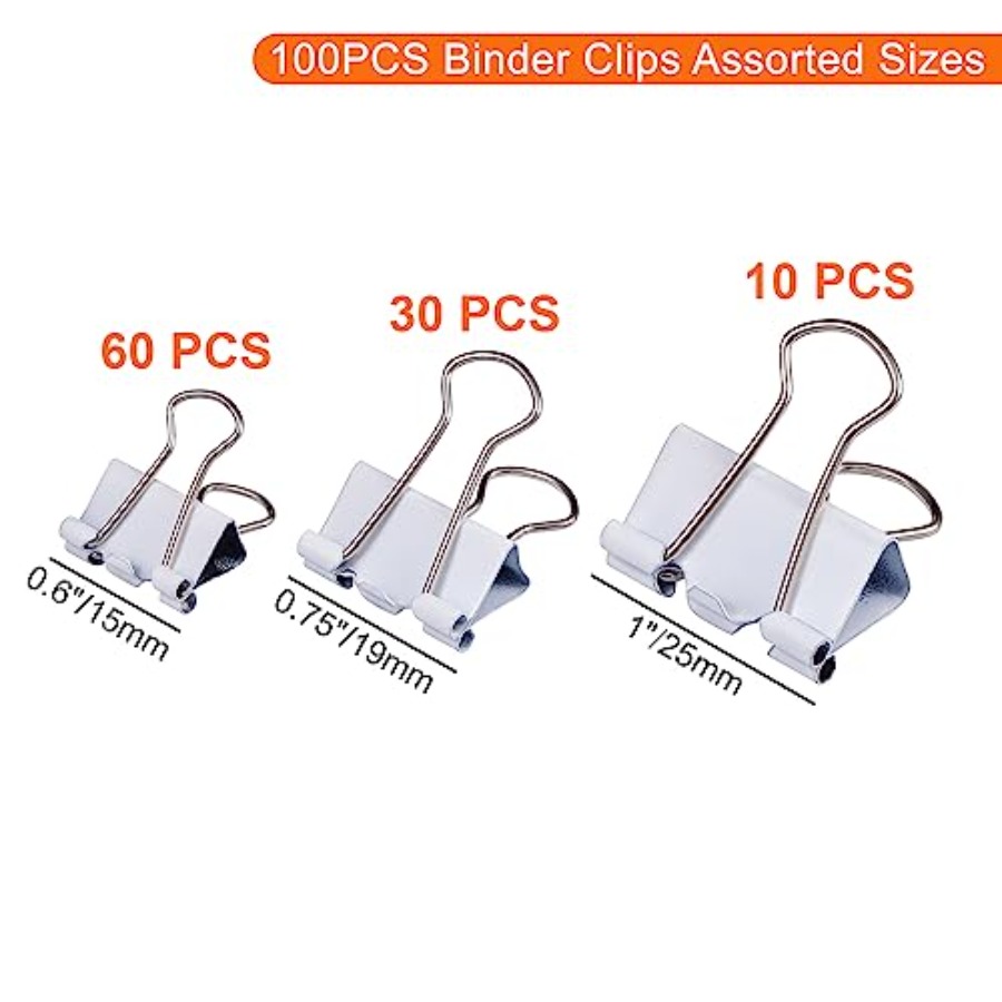 Binder Clips Assorted Sizes, W - đánh giá và giá Binder Clip Assorted