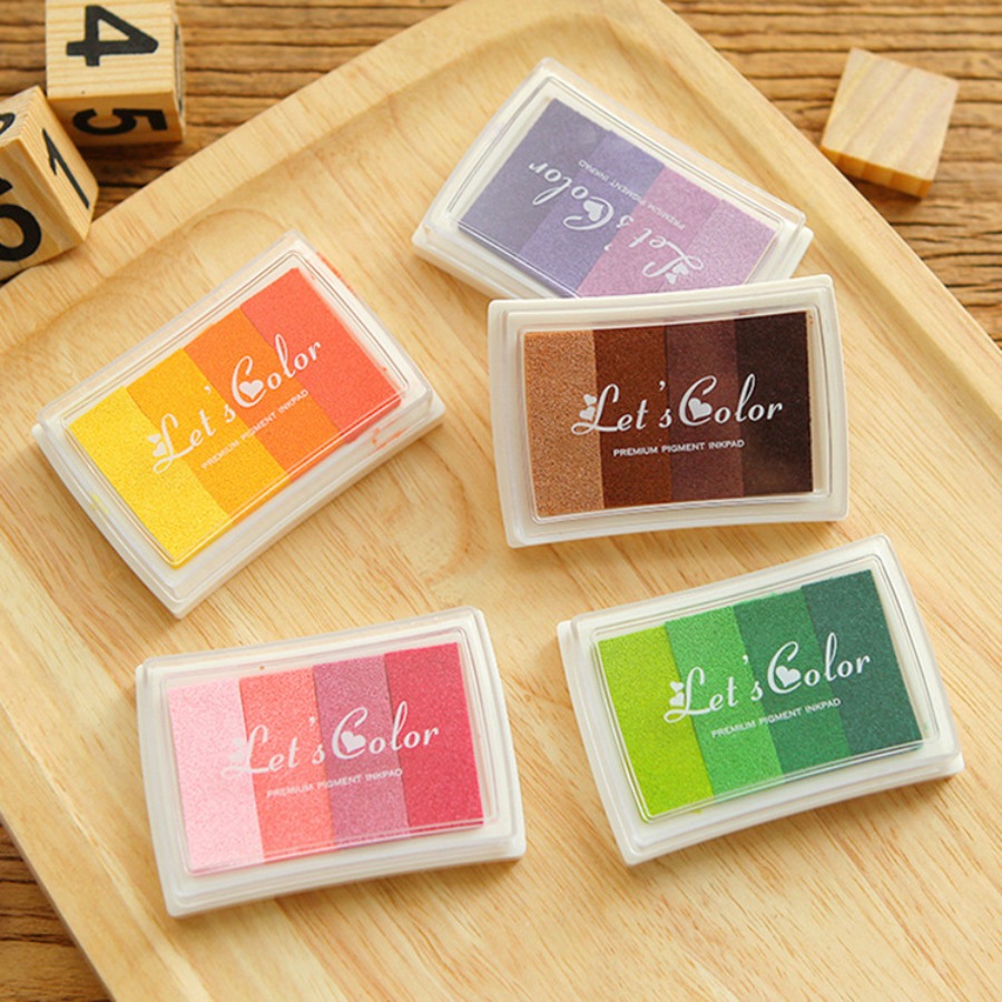 Gradient Color Craft Ink Pad C - đánh giá và giá Self Inking Stamp