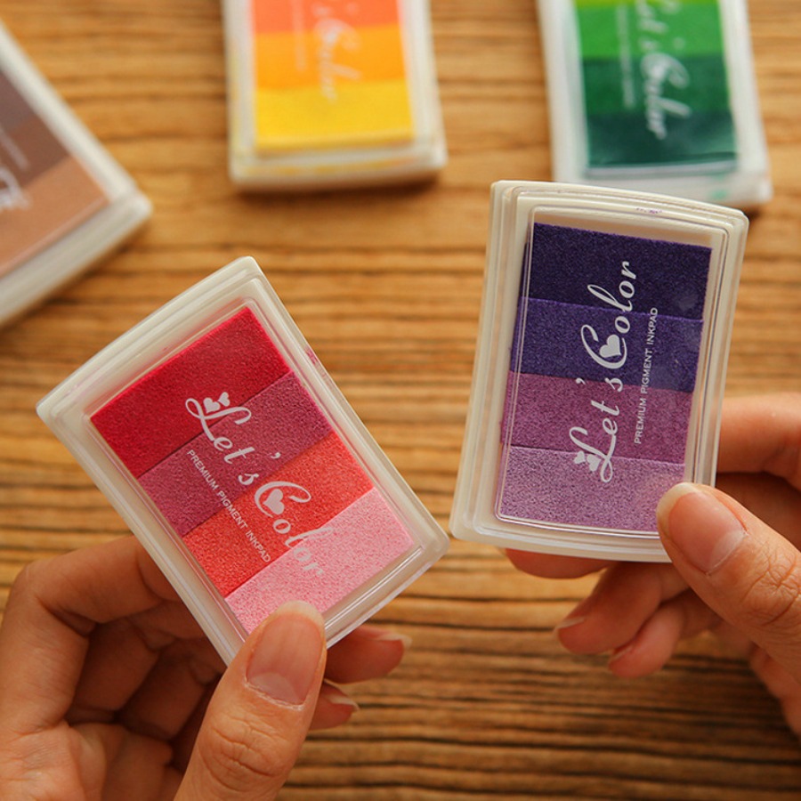 Gradient Color Craft Ink Pad C - đánh giá và giá Self Inking Stamp