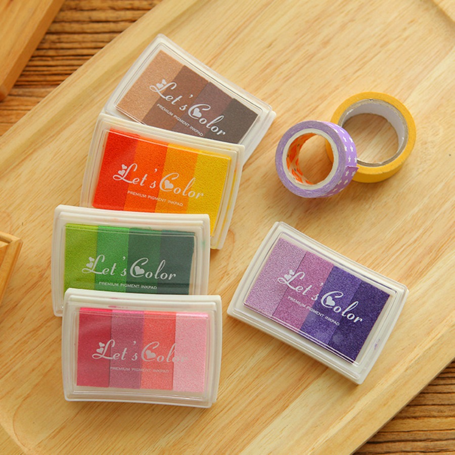 Gradient Color Craft Ink Pad C - đánh giá và giá Self Inking Stamp
