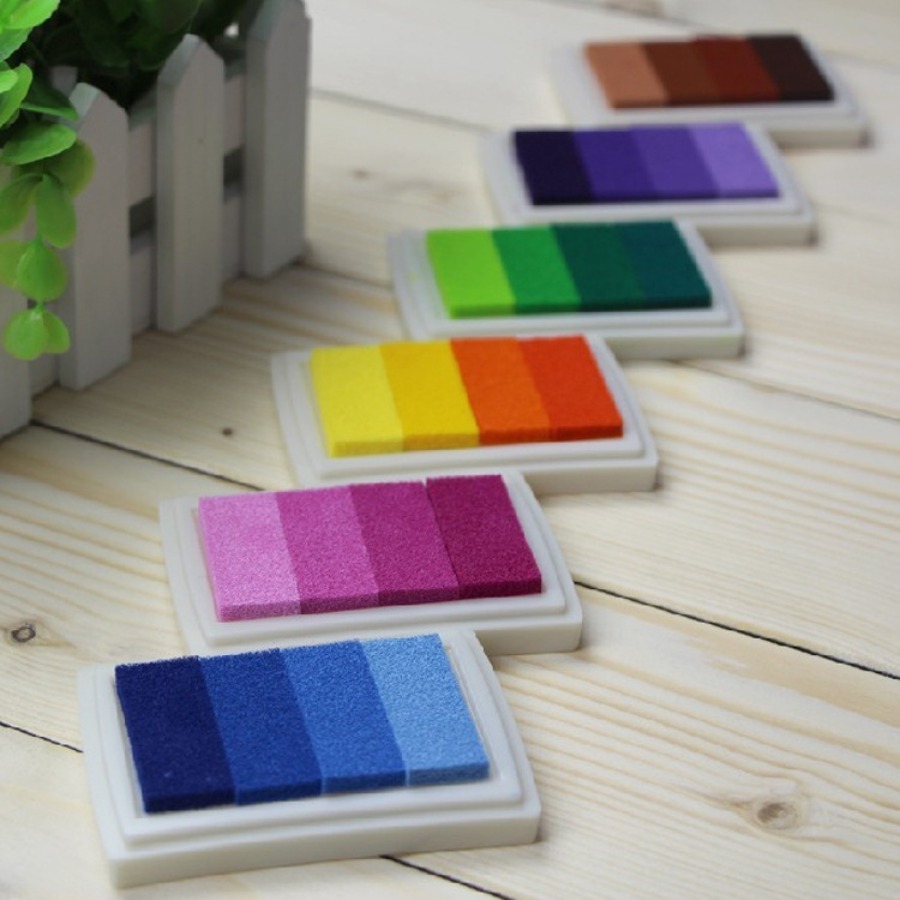 Gradient Color Craft Ink Pad C - đánh giá và giá Self Inking Stamp