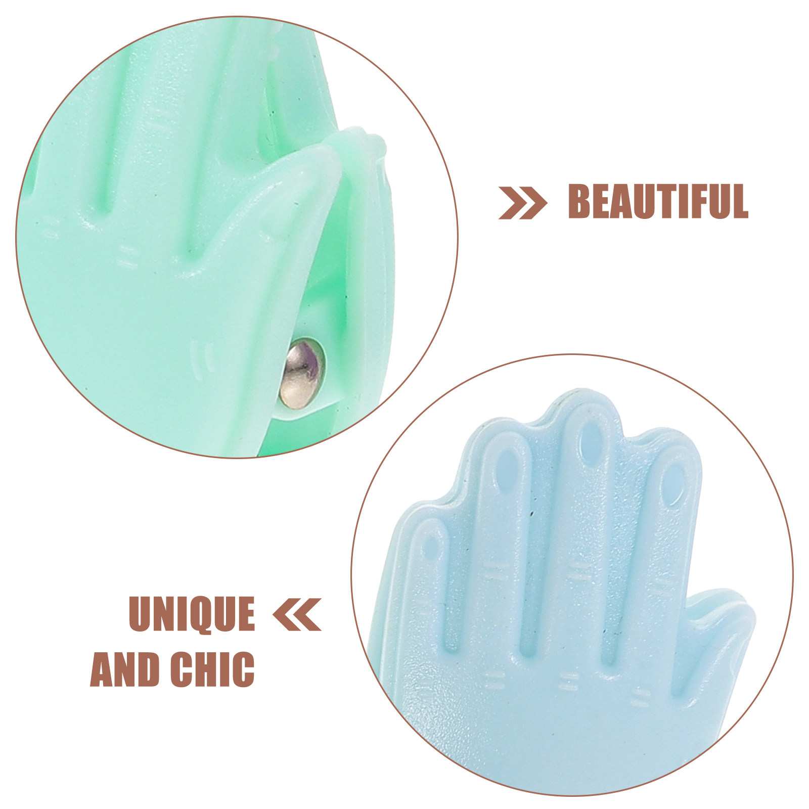 16Pcs Creative Hand Shape Bind - đánh giá và giá Binder Clip Assorted