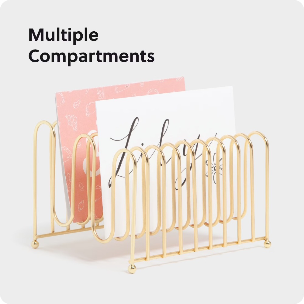 Bent Wire Desk Organizer Lette - đánh giá và giá Office Stationery And Supply