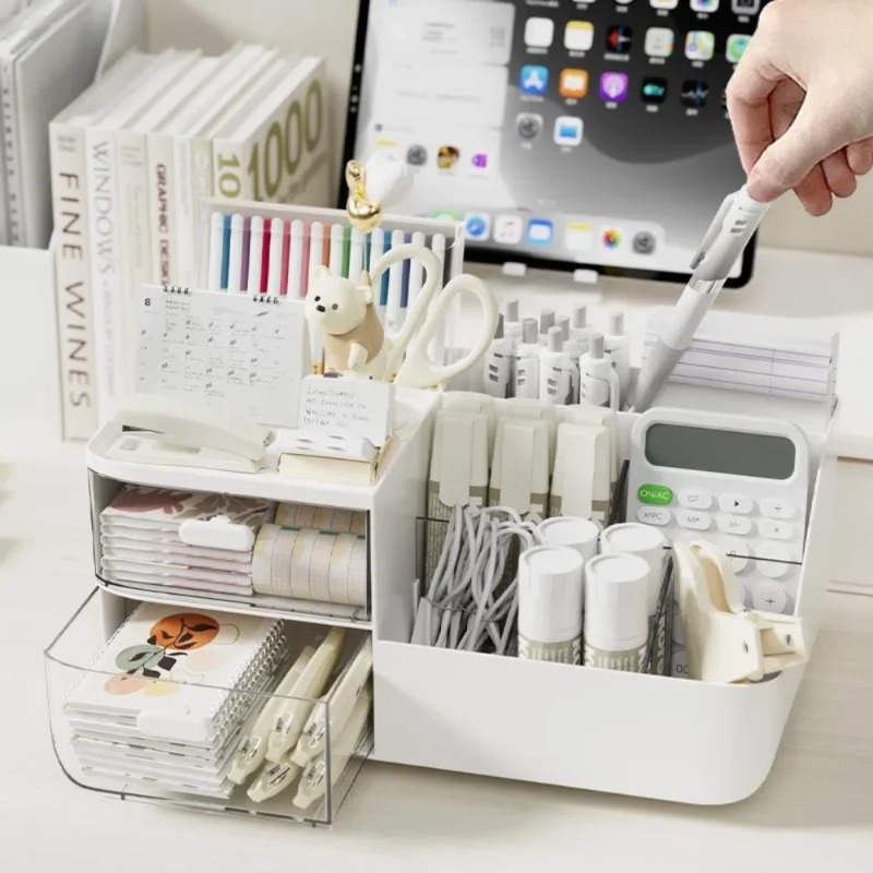 1Pcs Desktop Cosmetics Organiz - đánh giá và giá Ideal Stationery & Office Supply