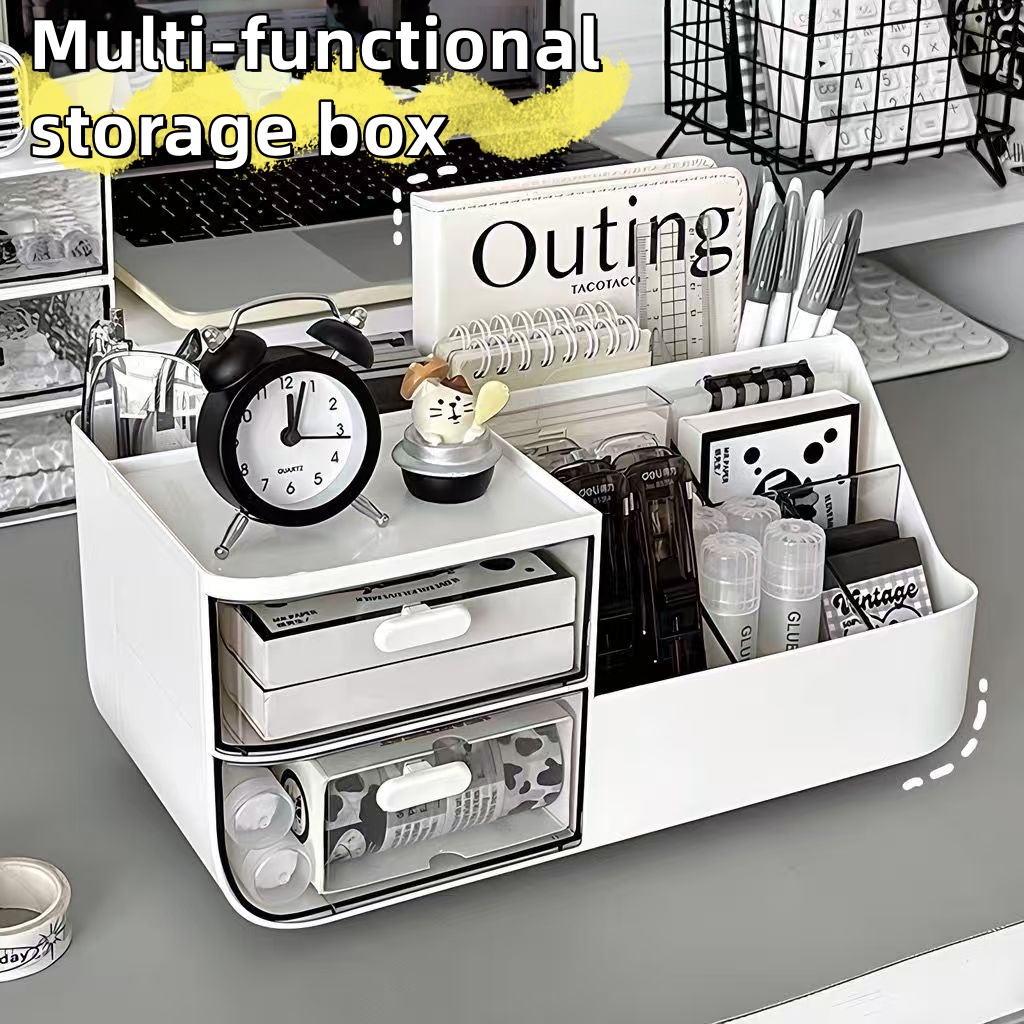 1Pcs Desktop Cosmetics Organiz - đánh giá và giá Ideal Stationery & Office Supply