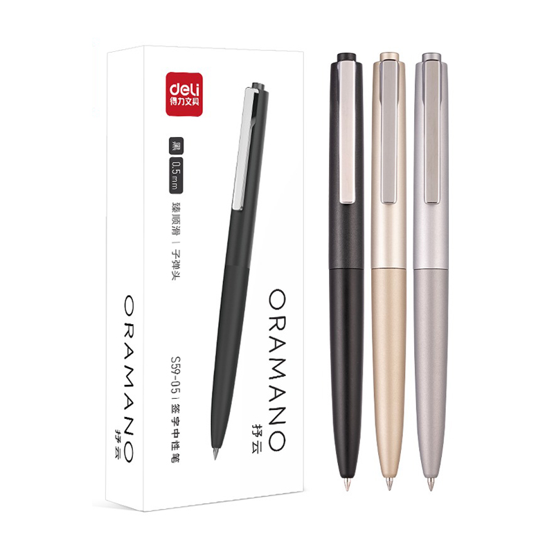 Deli 3pcs 0.5mm/0.7mm Black In - đánh giá và giá Stationery Supplies Business