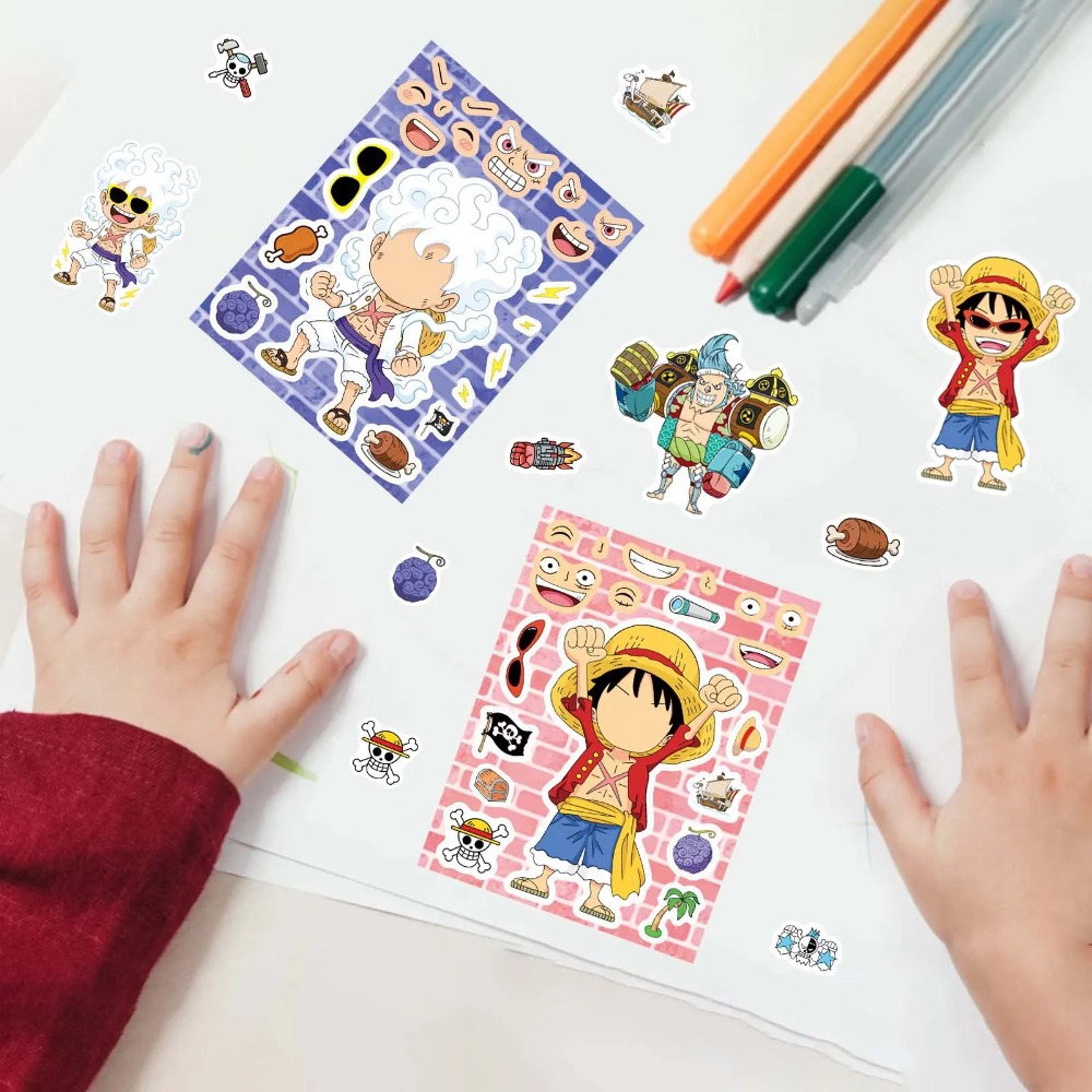 8/16/24Sheets One Piece Luffy  - đánh giá và giá Memo Pad Sticky
