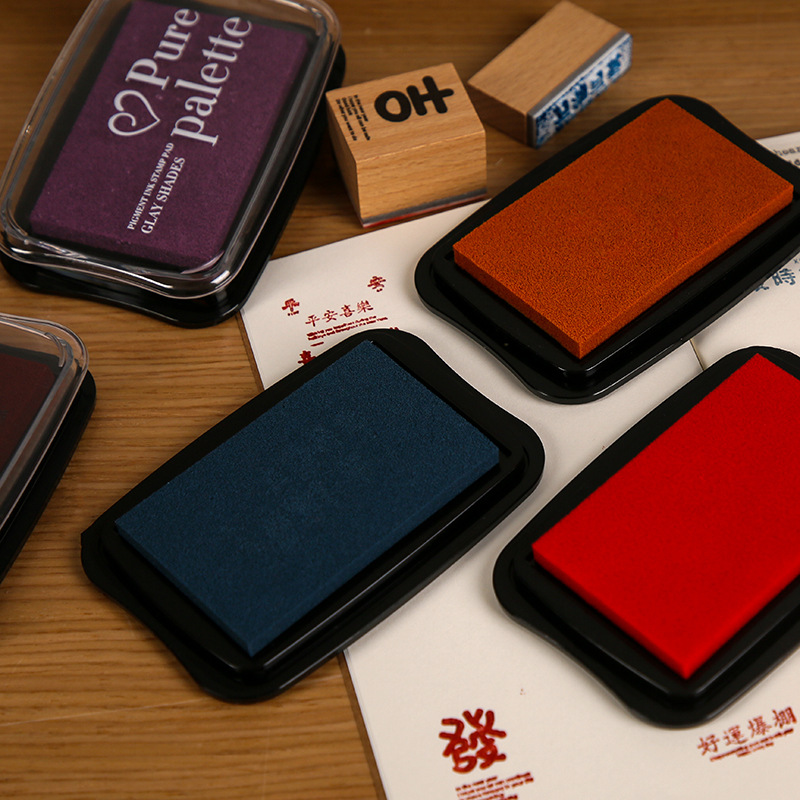 12 Colors Vintage Solid Color  - đánh giá và giá Self Inking Stamp