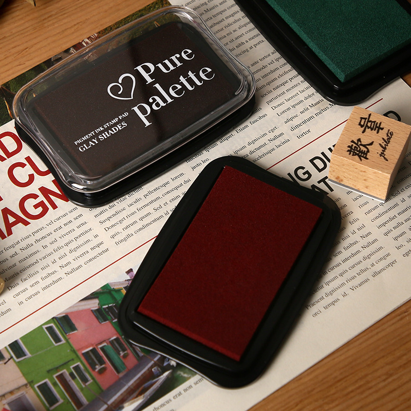 12 Colors Vintage Solid Color  - đánh giá và giá Self Inking Stamp
