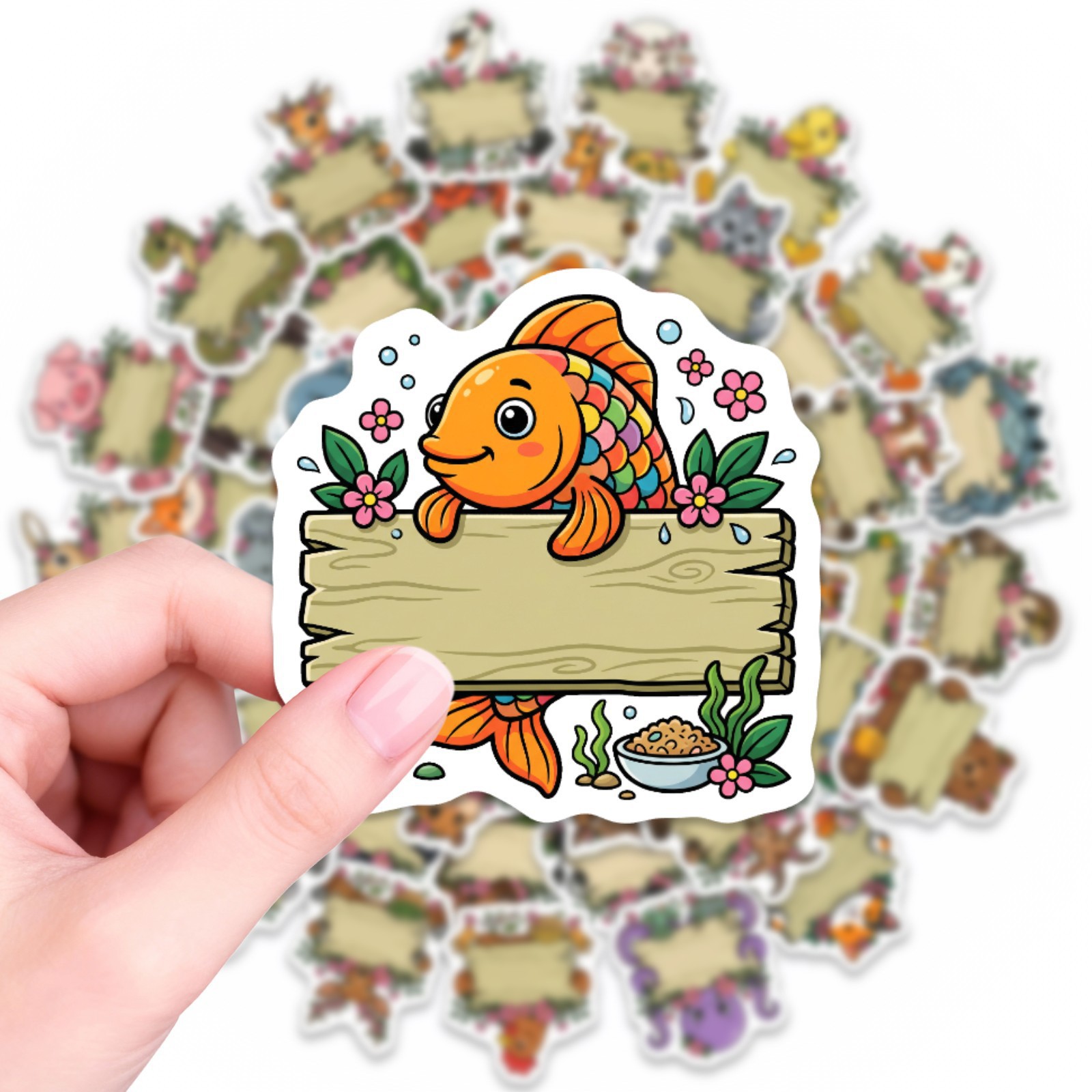 50/100Pcs HD Watercolor Forest - đánh giá và giá Paper Deal Stationery & Office Supply