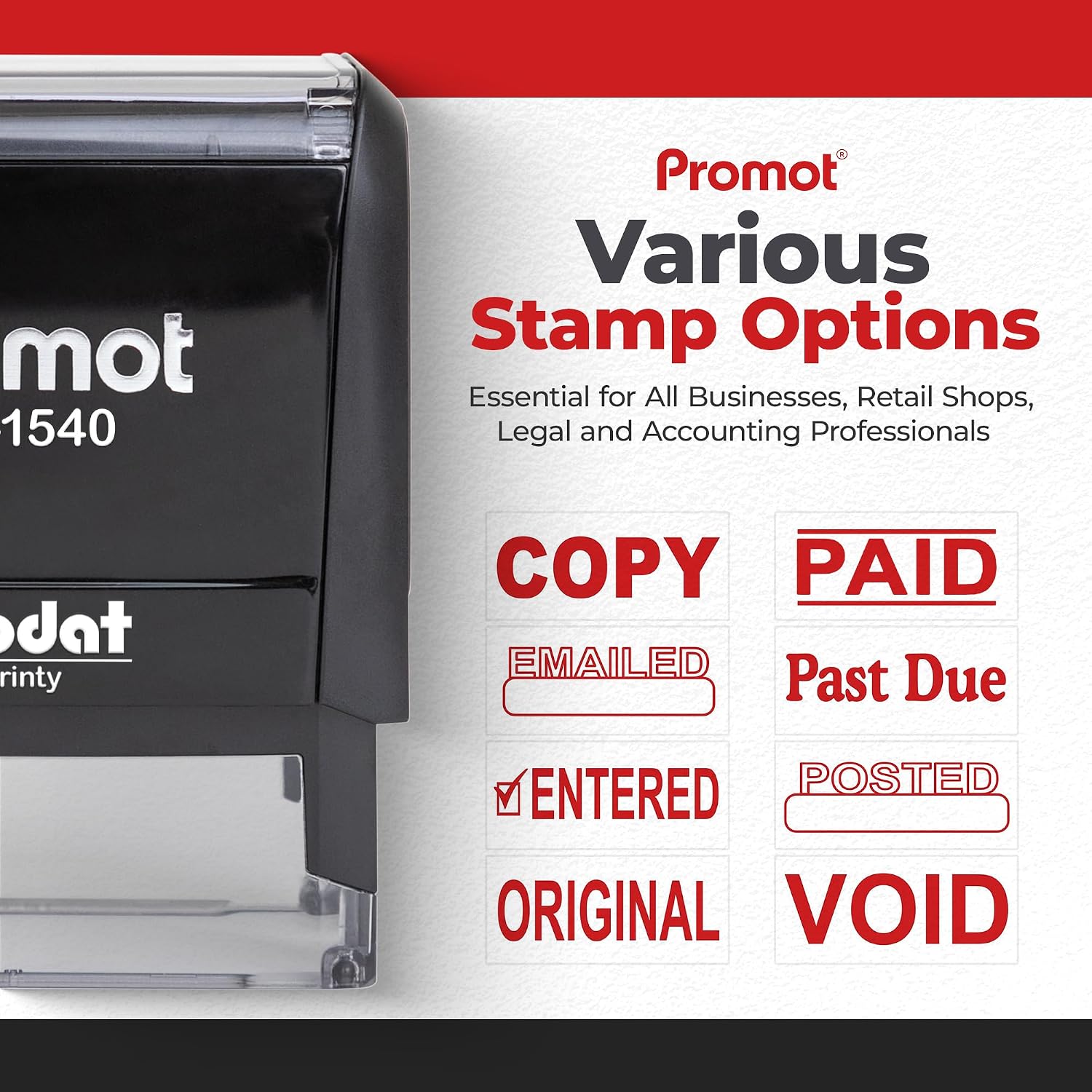 Self-Inking Paid Stamp Red Ref - đánh giá và giá Self Inking Stamp