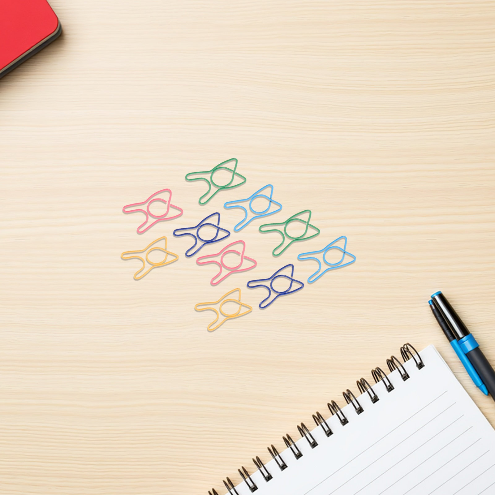 100Pcs Colorful Tooth Shaped P - đánh giá và giá Binder Clip Assorted