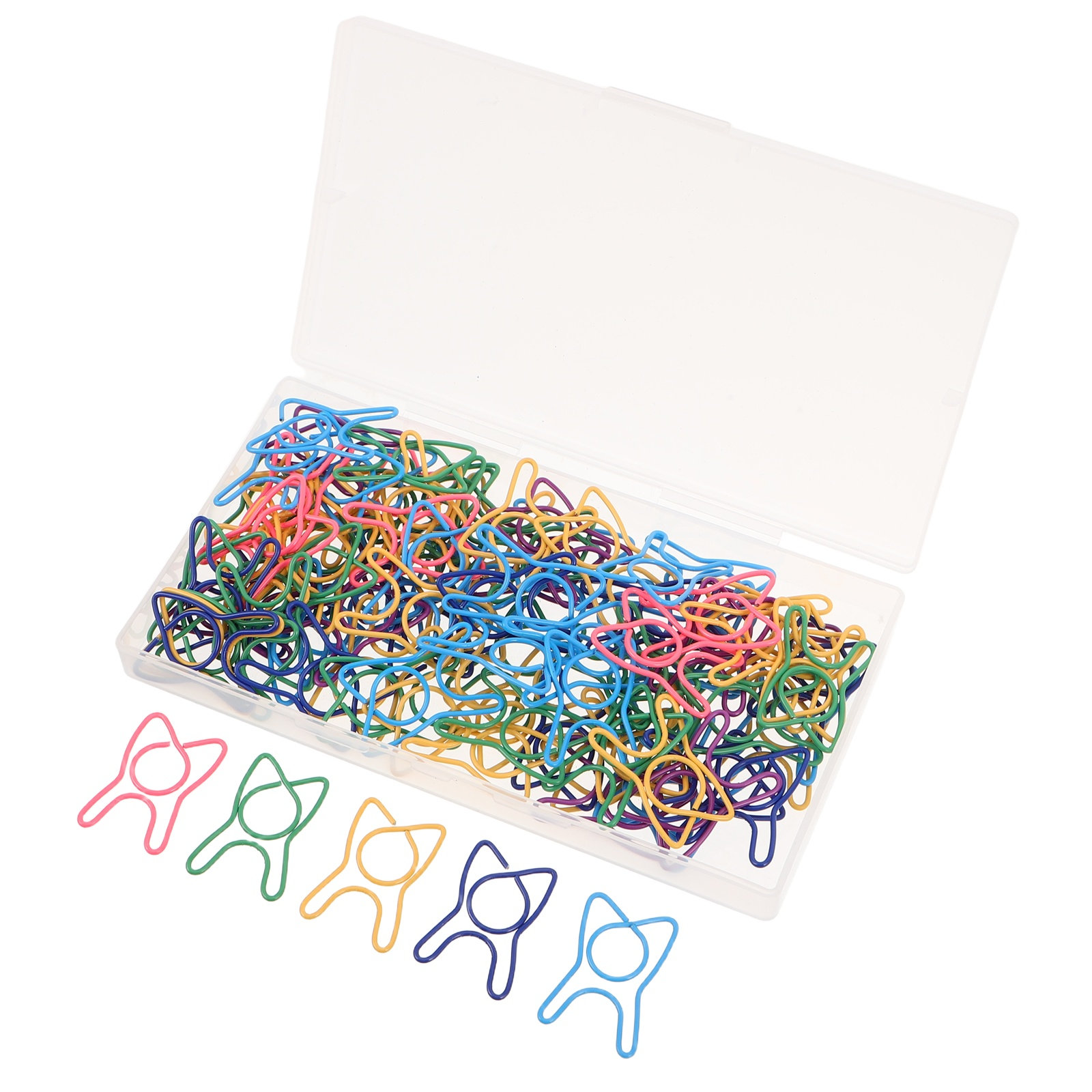 100Pcs Colorful Tooth Shaped P - đánh giá và giá Binder Clip Assorted